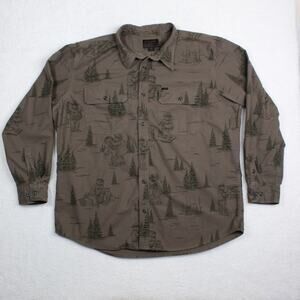 Filson Smokey Bear Shirt Mens XXXL Field Flannel Shirt Limited Edition 2021